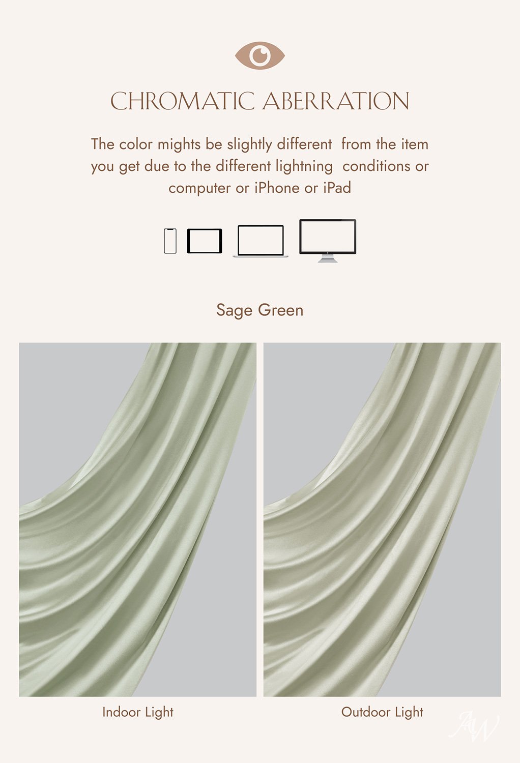 AW Mayella Sage Green Satin Charmeuse Bridesmaid Dresses image7